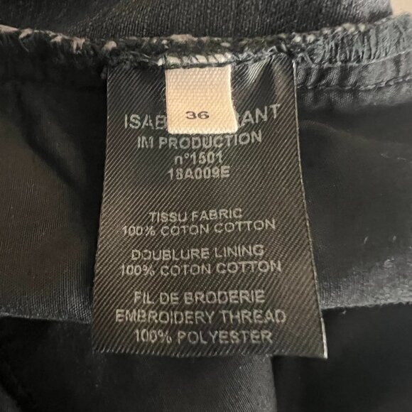 Isabel Marant Cliff Faded Black Jeans Women's  USA Size 26-27 NWT - Picture 7 of 8